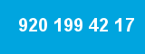 920 199 42 17
